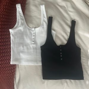 Abercrombie and fitch crop tanks